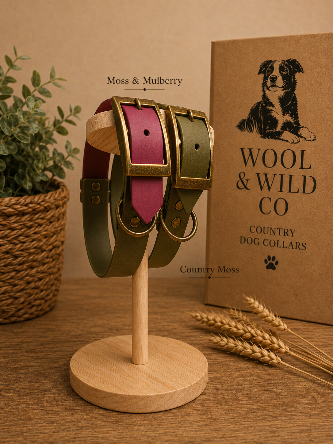 The Field Series Biothane Collar