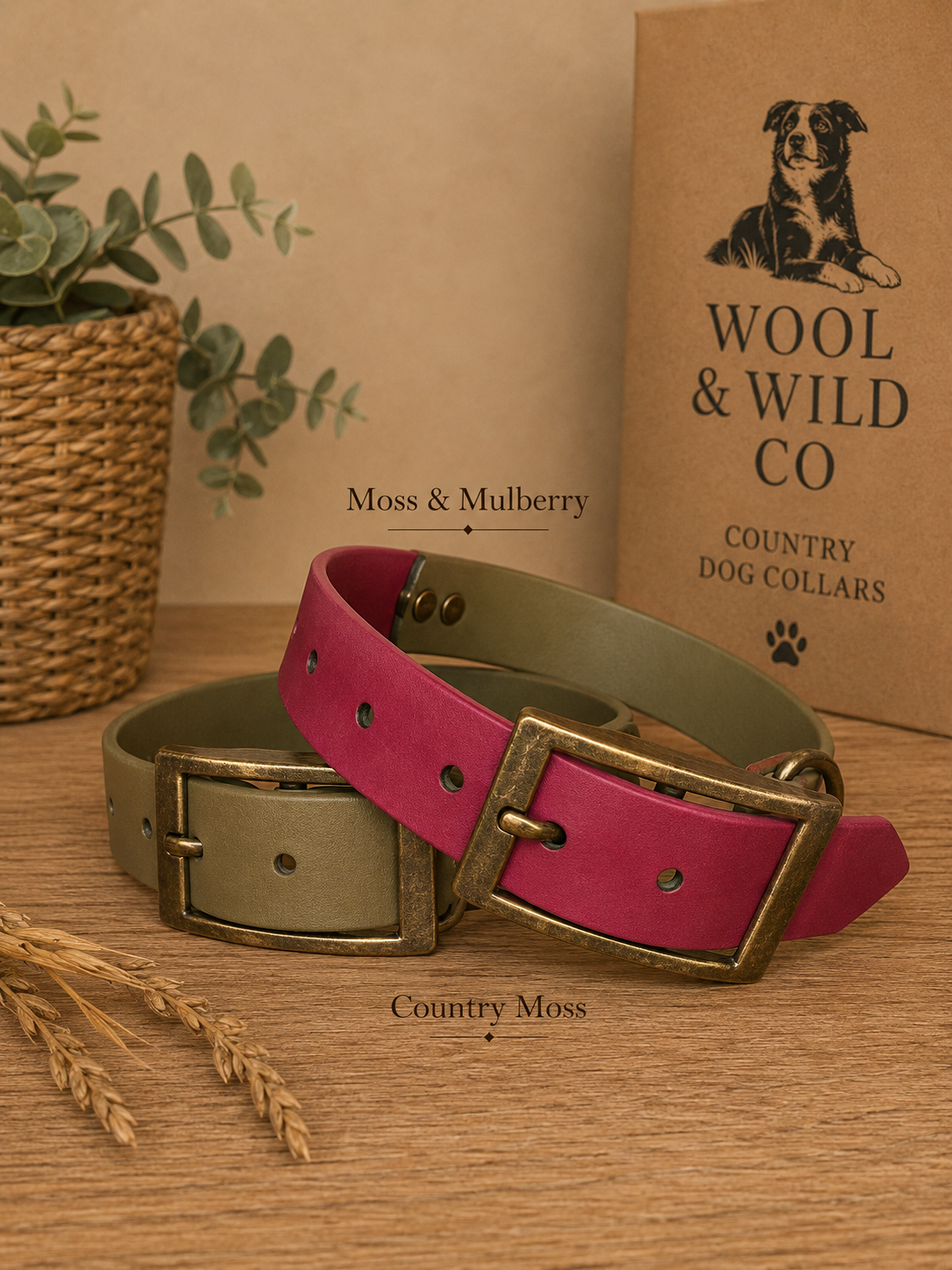 The Field Series Biothane Collar