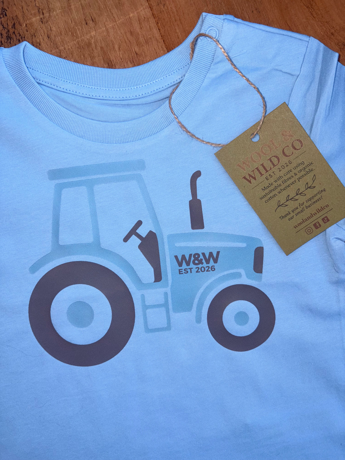 Littlest Farmer TW Tractor Tshirt | Toddlers Country Clothing