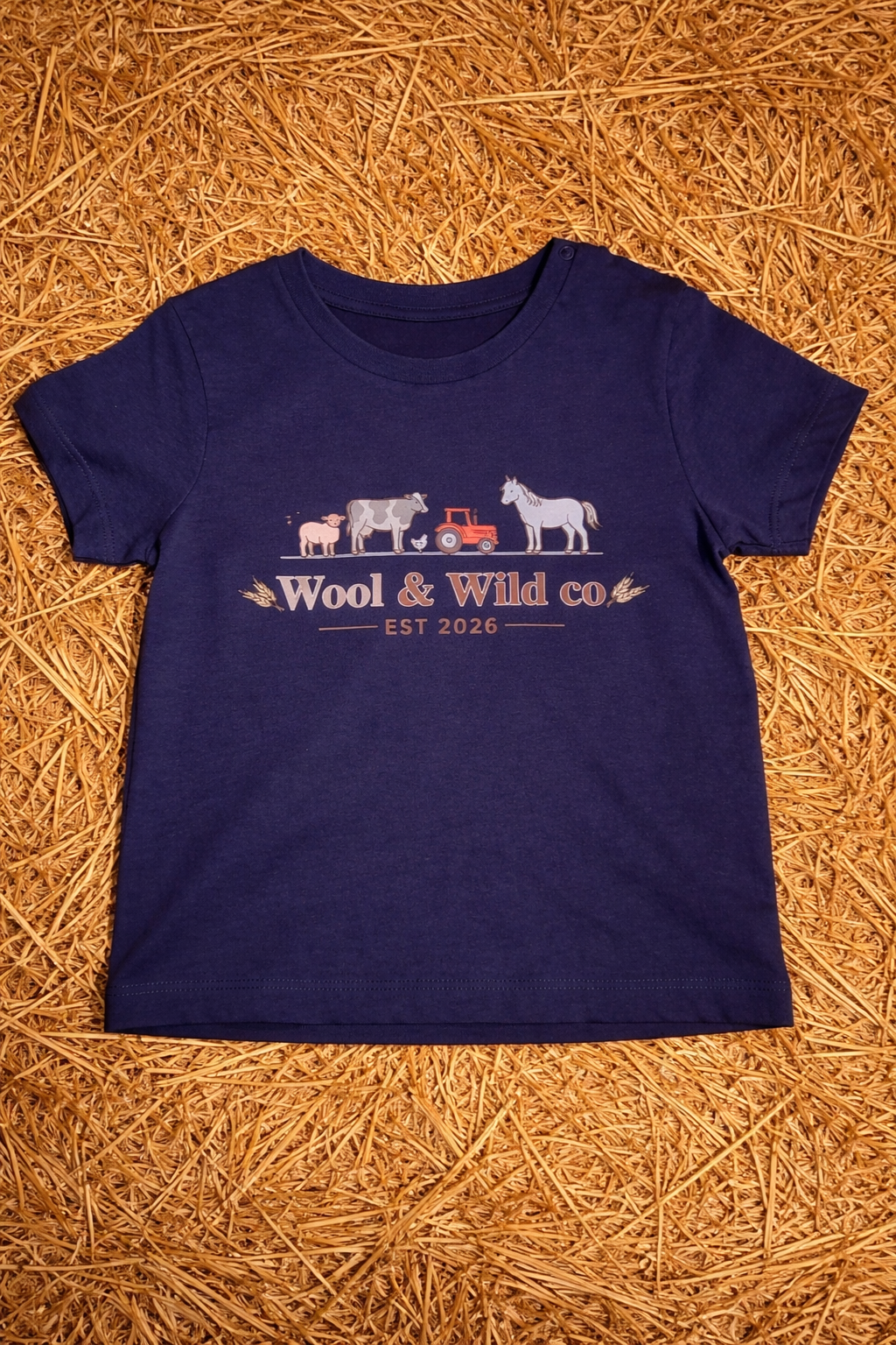 Littlest Farmer Red Tractor Tshirts | Toddlers Country Clothing | Farming