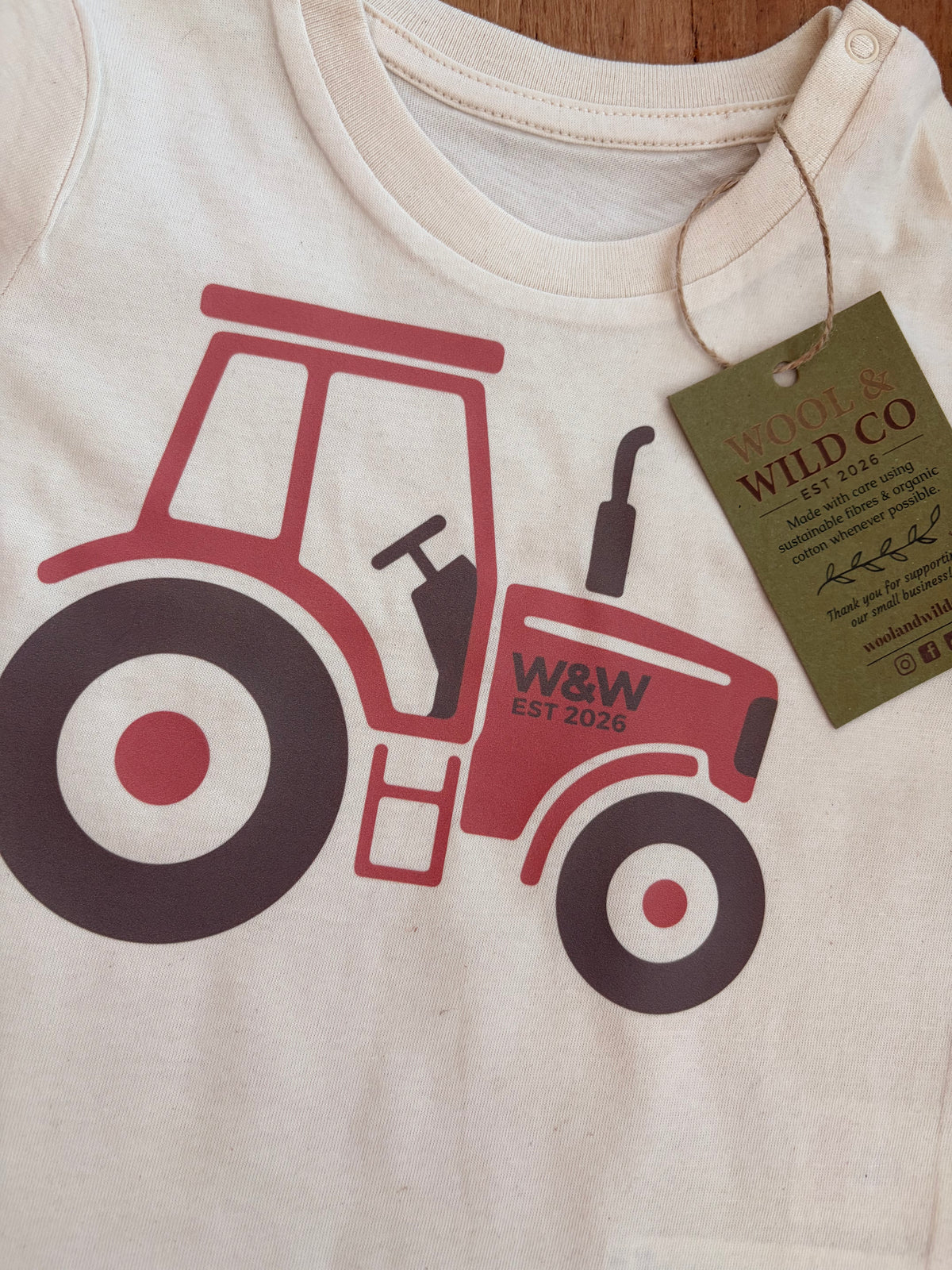 Littlest Farmer TW Tractor Tshirt | Toddlers Country Clothing