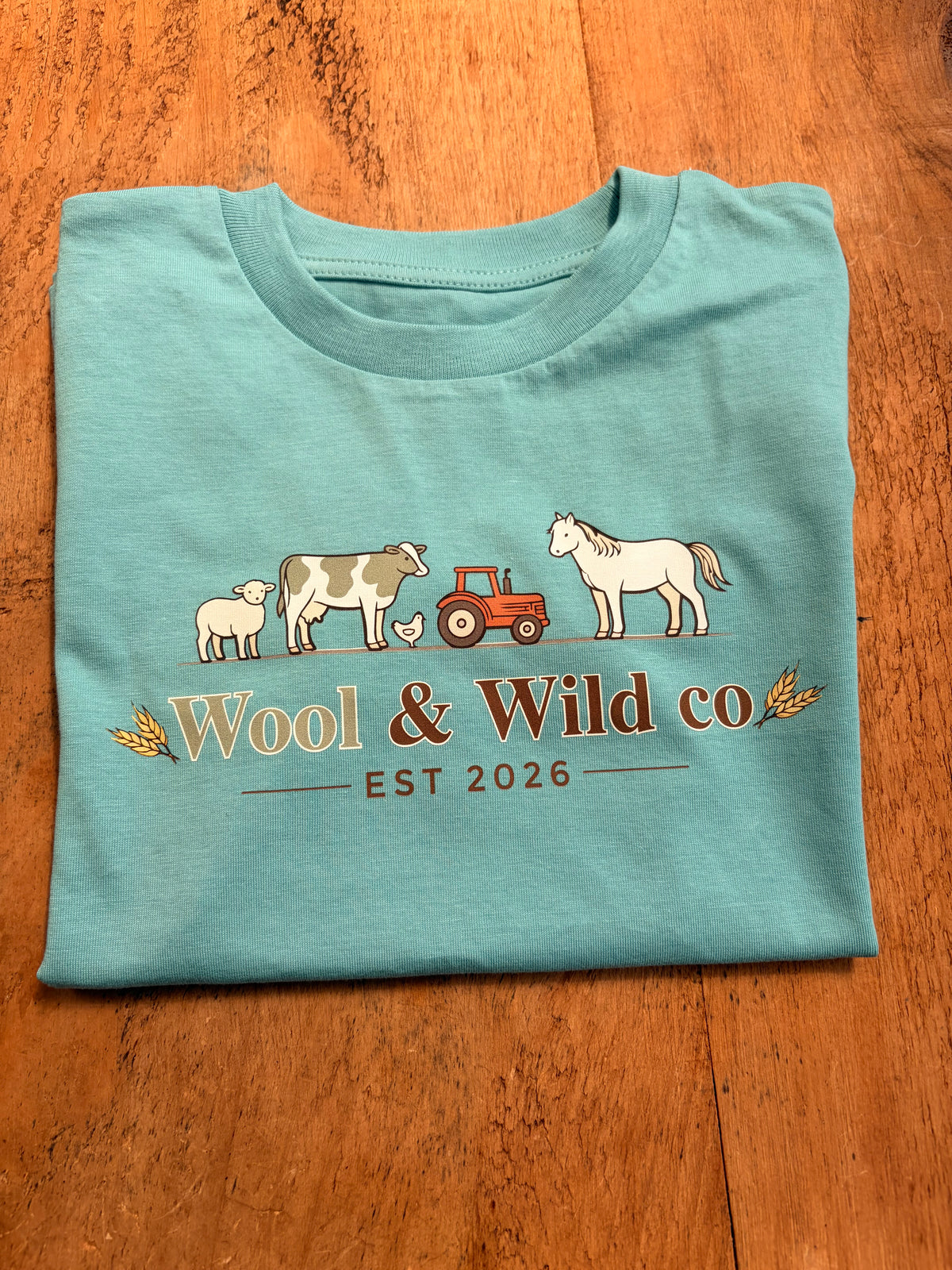 Littlest Farmer Red Tractor Tshirts | Toddlers Country Clothing | Farming