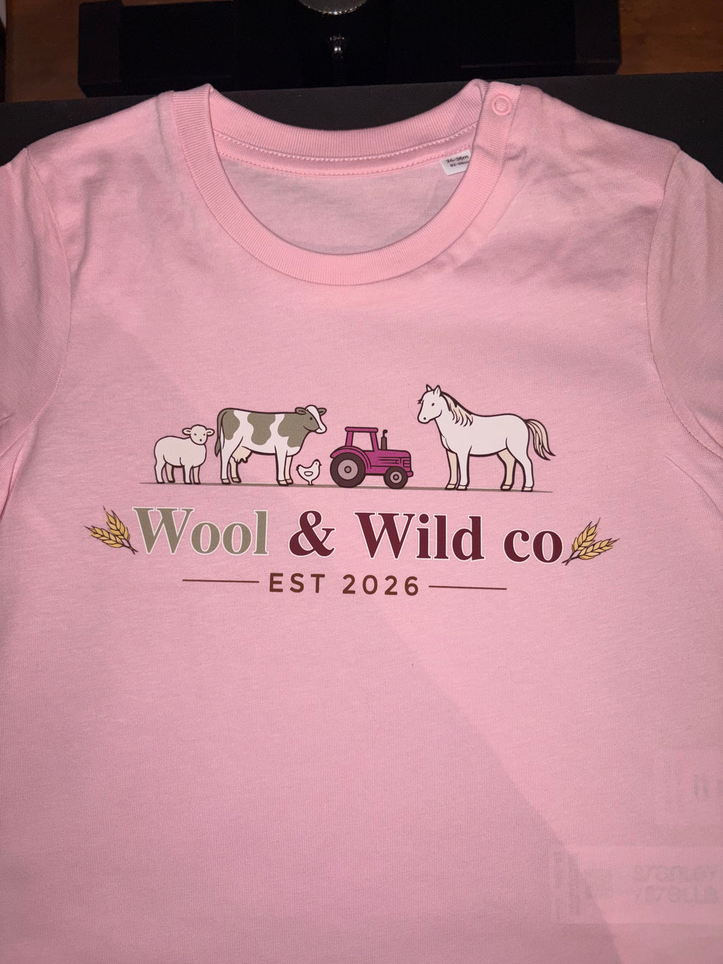 Mini Farmer Tshirts PURPLE Tractor | Children’s Country Clothing