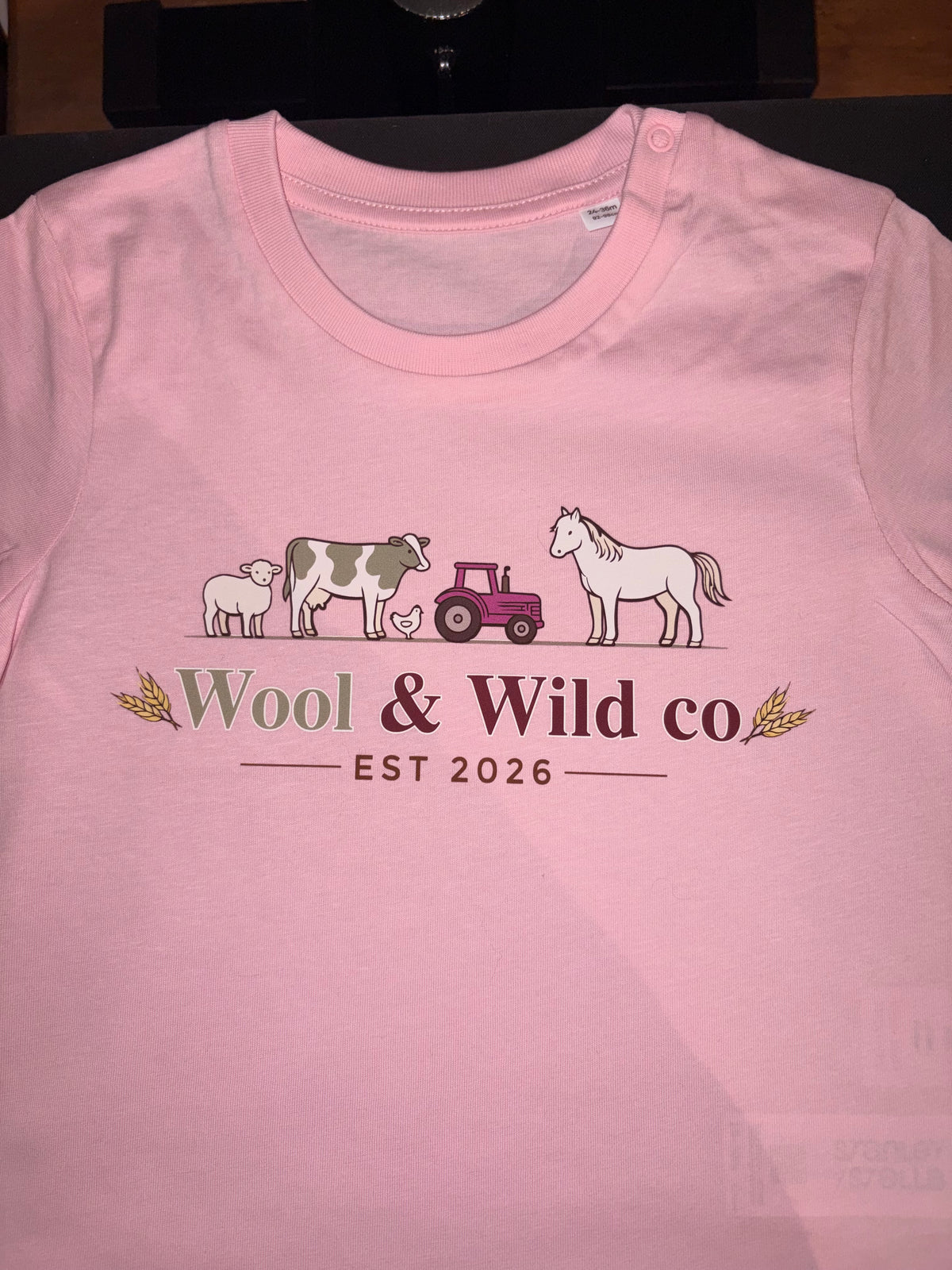 Mini Farmer Tshirts PURPLE Tractor | Children’s Country Clothing
