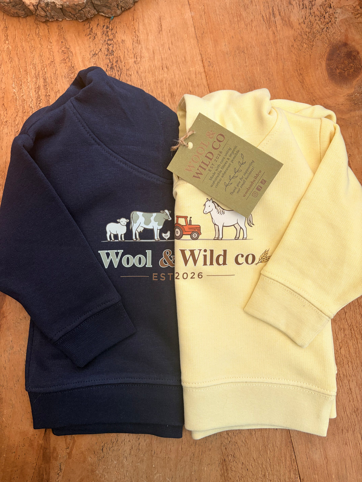 Littlest Farmer RED Tractor Hoodie | Toddlers Country Clothing