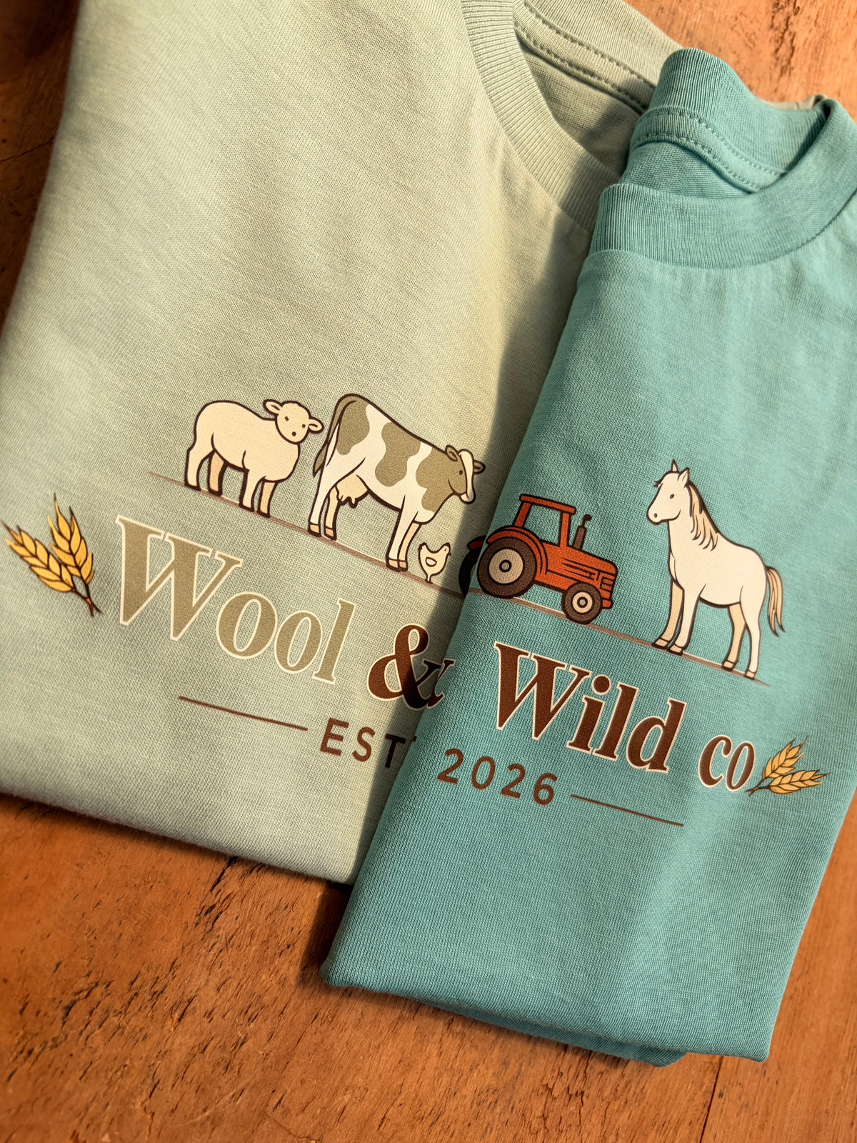 Littlest Farmer Red Tractor Tshirts | Toddlers Country Clothing | Farming