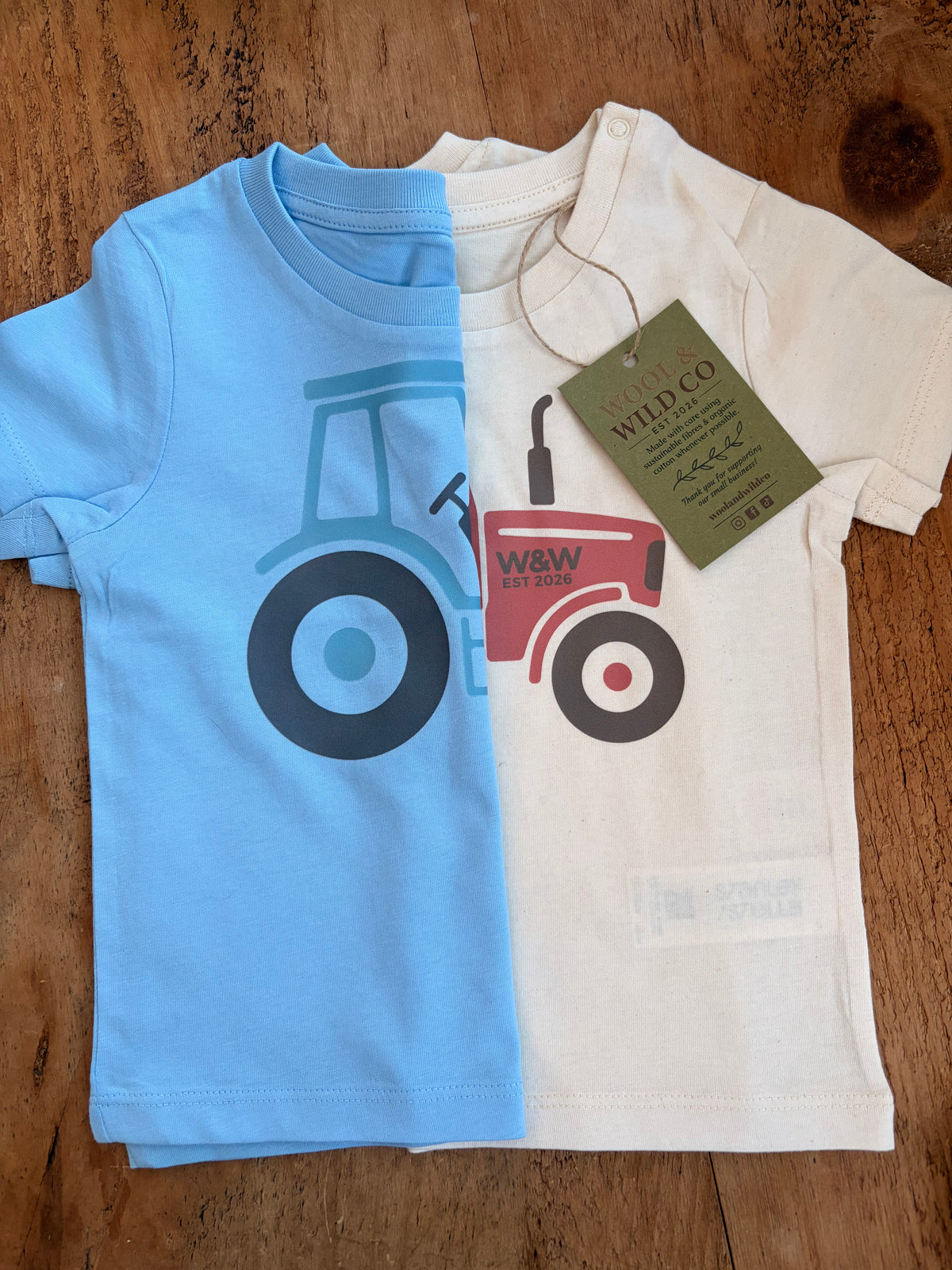 Littlest Farmer TW Tractor Tshirt | Toddlers Country Clothing