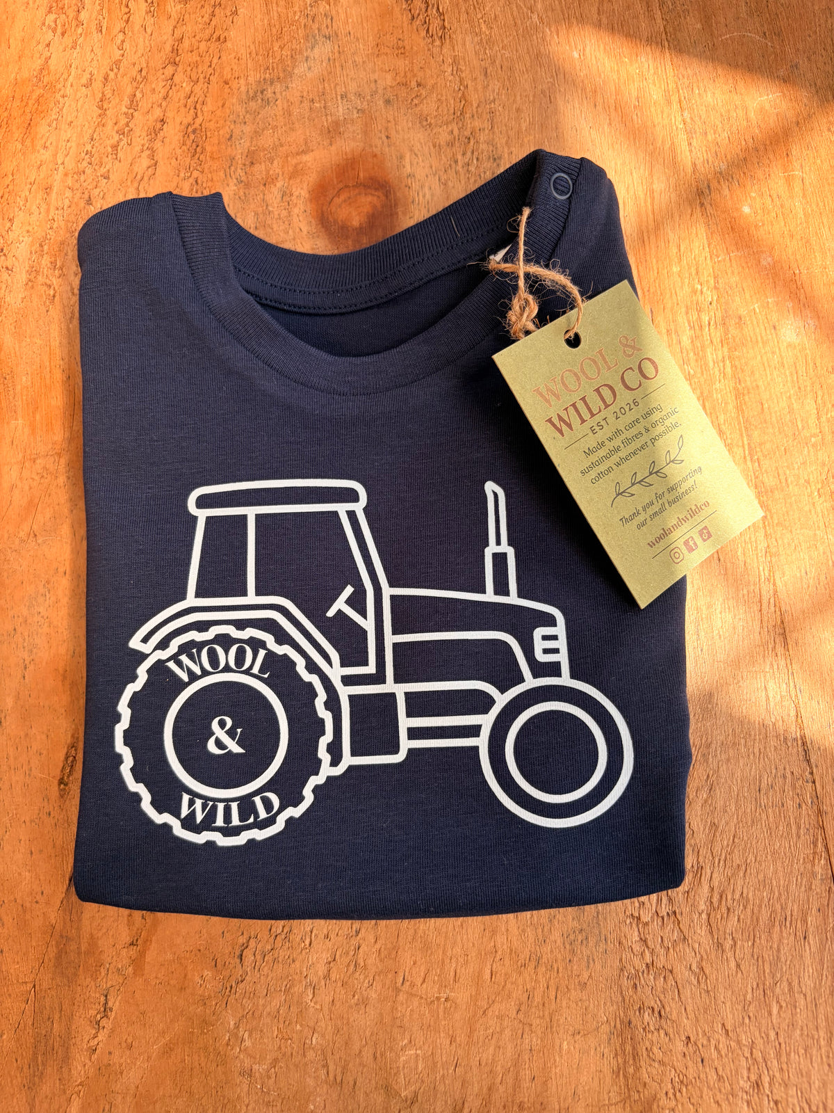 Littlest Farmer Genesis Tshirt | Toddlers Country Tractor Tshirt
