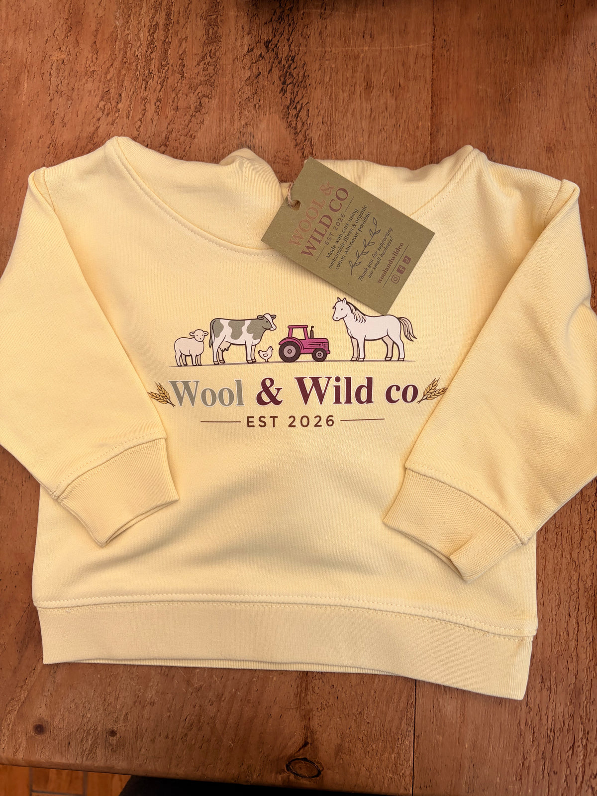Littlest Farmer PINK Tractor Hoodie | Toddlers Country Clothing