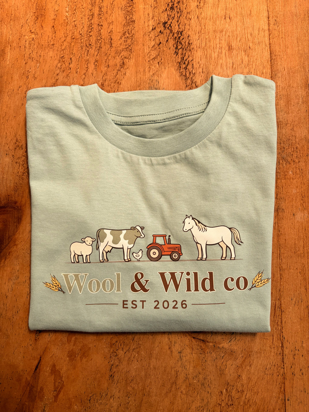 Littlest Farmer Red Tractor Tshirts | Toddlers Country Clothing | Farming