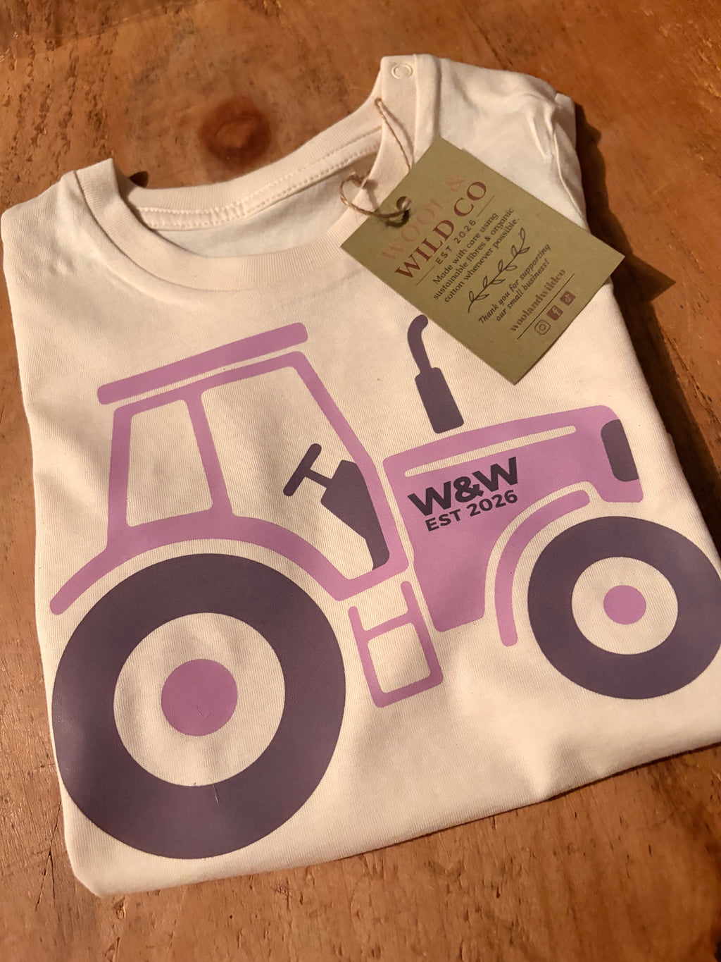 Littlest Farmer TW Tractor Tshirt | Toddlers Country Clothing