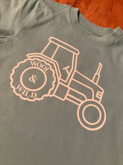 Littlest Farmer Genesis Tshirt | Toddlers Country Tractor Tshirt