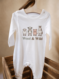 The Herd Print | Organic Sleepsuit